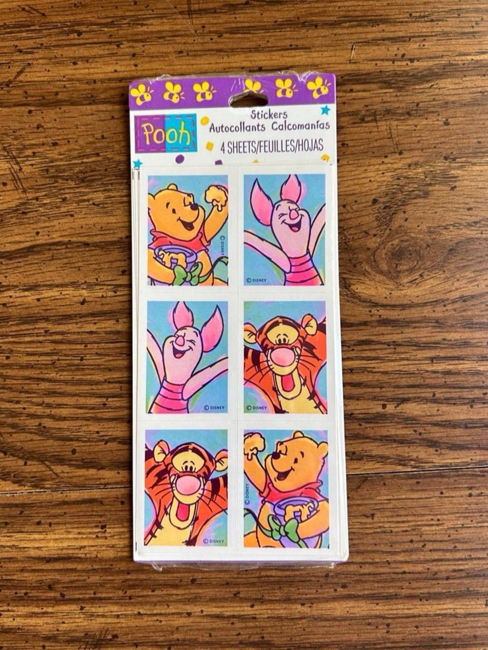 Vintage 90s Winnie the Pooh stickers
